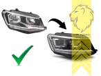 LED, dynamischer LED Blinker, schwarz, nur passend für Fahrzeuge mit original Halogen Scheinwerfern, elektrisch verstellbar - Stellmotor integriert, Eintragungsfrei / mit E-Prüfzeichen